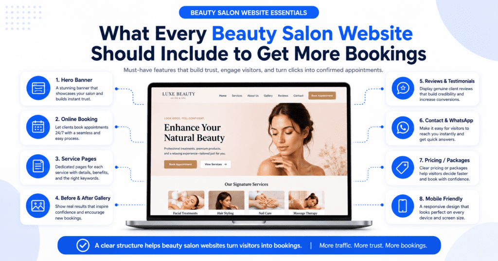 Beauty Salon Website Design