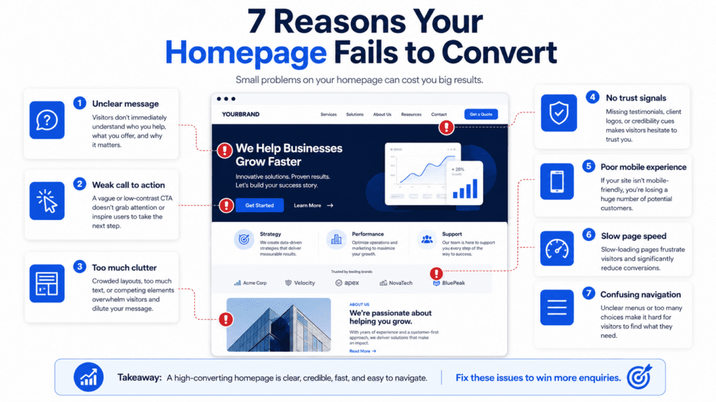 Homepage Is Not Converting