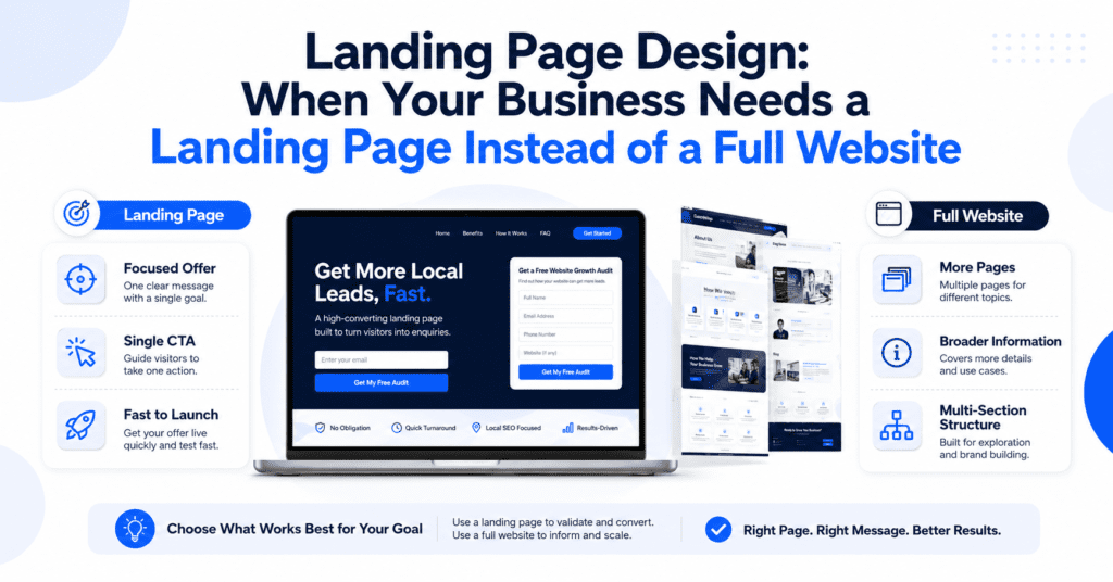 Landing Page Design