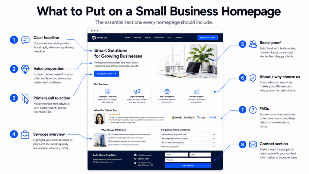 Small Business Homepage