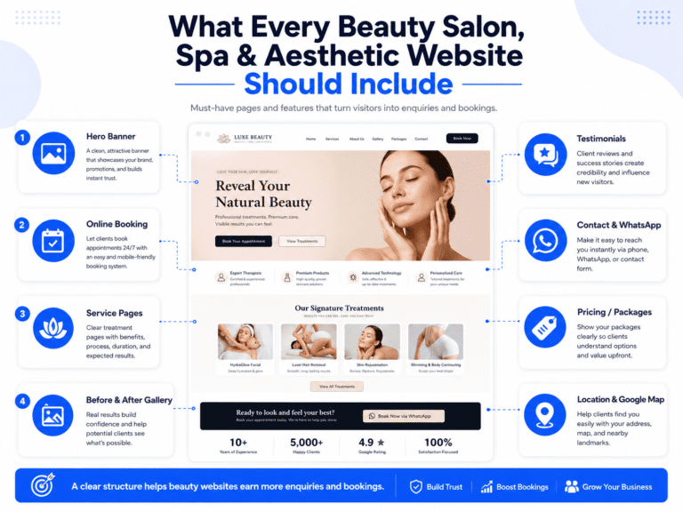 Website Design for Beauty Salons