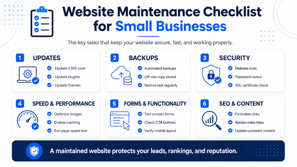 Website Maintenance Checklist