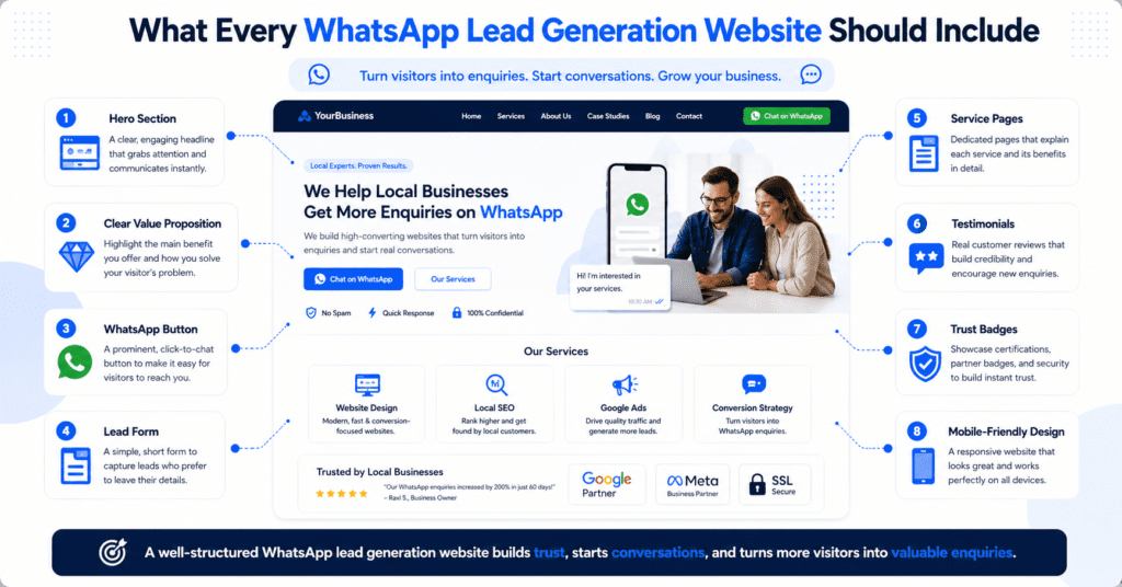 WhatsApp Lead Generation Website