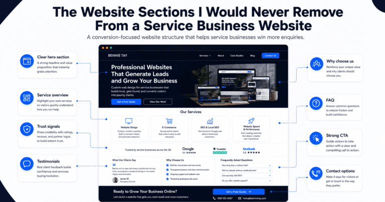 website section