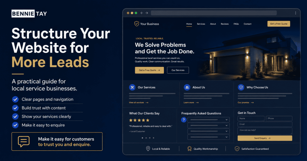 Best Website Structure for Local Service Businesses