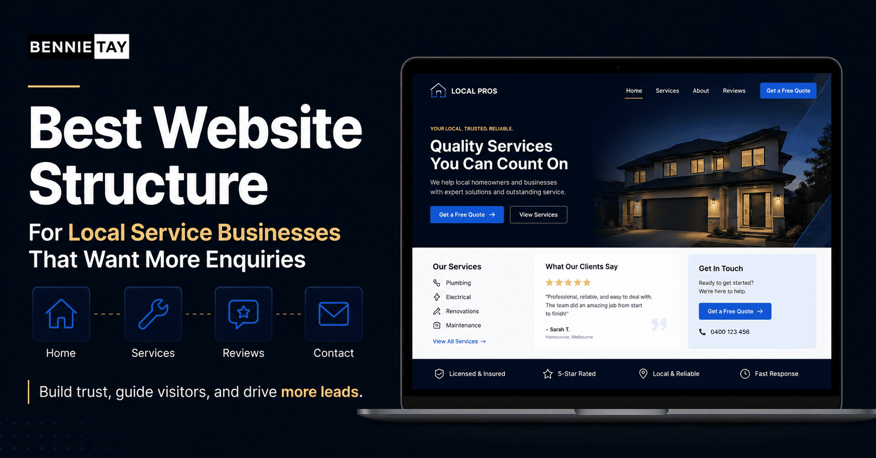 Best Website Structure for Local Service Businesses