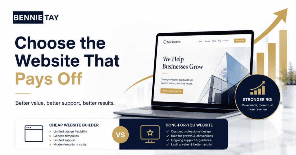 Cheap Website Builder vs Done-for-You Website