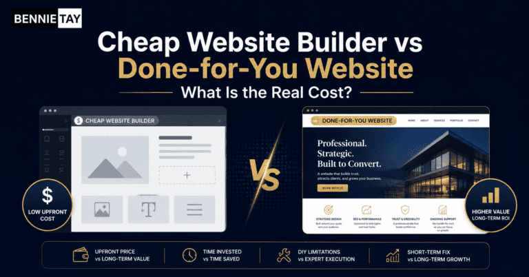 Cheap Website Builder vs Done-for-You Website
