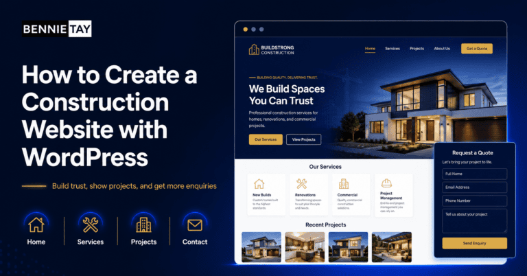 Construction Website with WordPress
