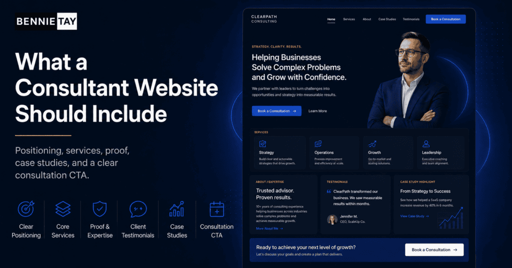 Consultant Website Design