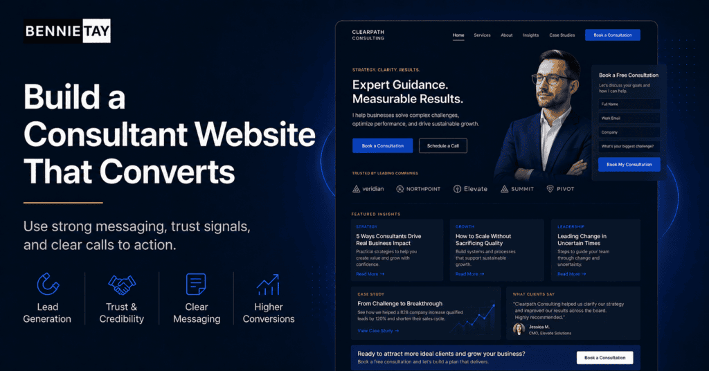 Consultant Website Design