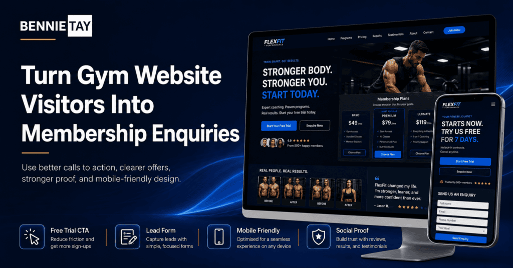 Fitness and Gym Website Design