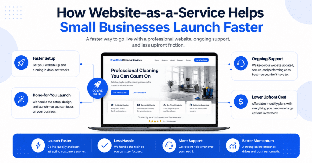 How Website-as-a-Service Helps Small Businesses Launch Faster