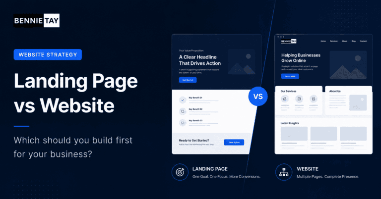Landing Page vs Website