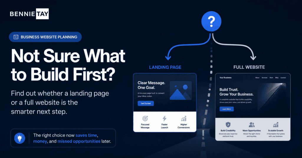 Landing Page vs Website