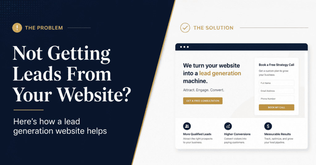 Lead Generation Website