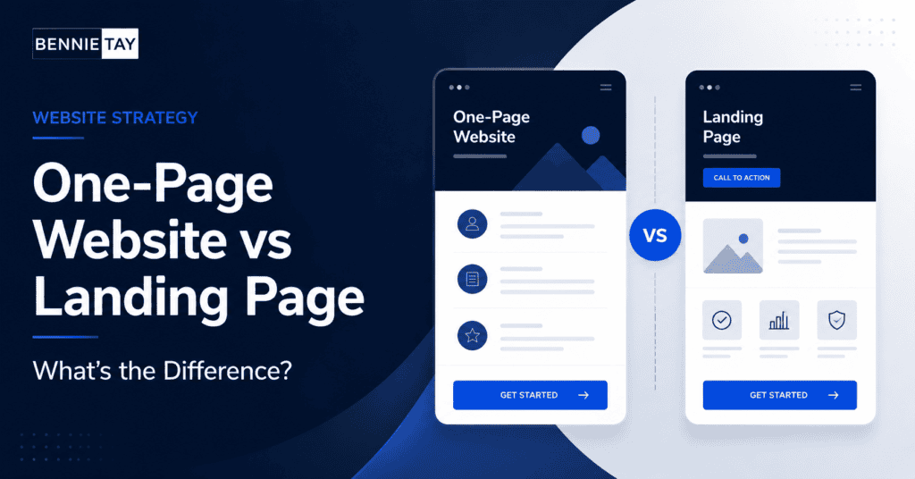 One-Page Website vs Landing Page