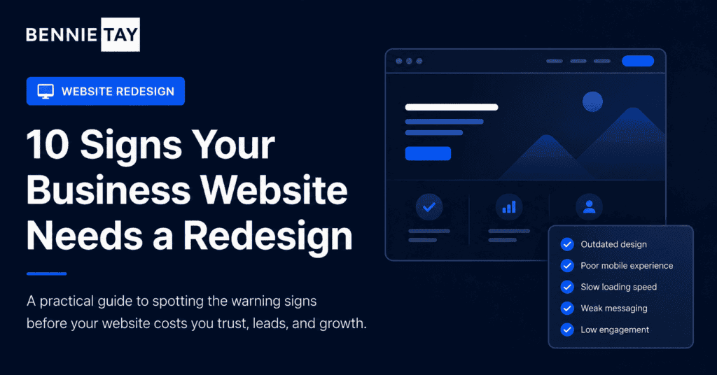 Signs Your Business Website Needs a Redesign