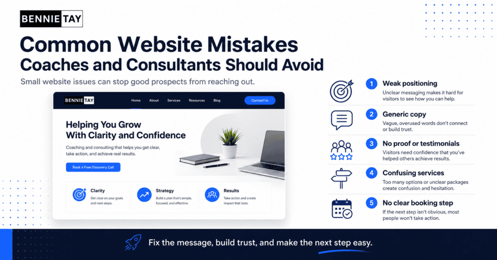 Website Design for Coaches and Consultants