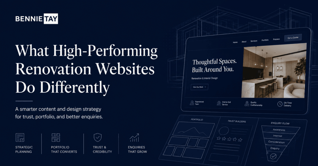 Website Design for Renovation and Interior Design Companies