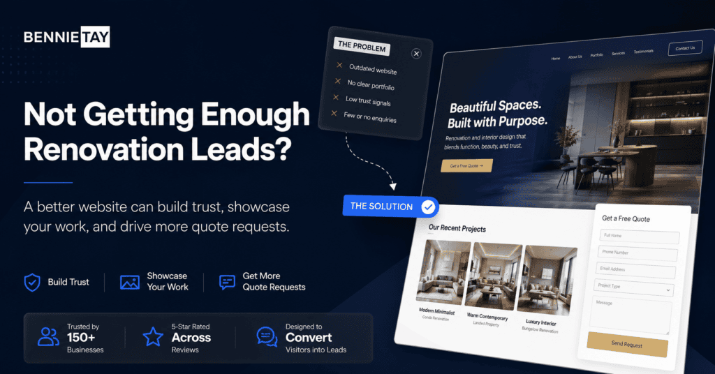 Website Design for Renovation and Interior Design Companies