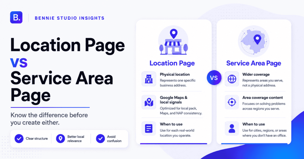 Service Area Pages for Local SEO