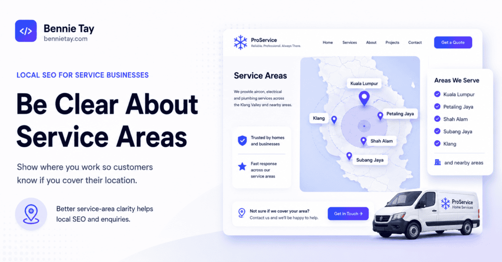 Website Design for Aircon, Electrical and Plumbing