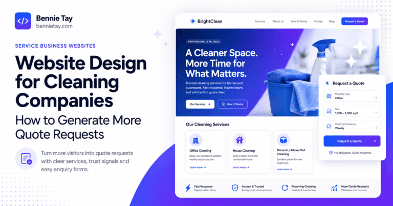 Website Design for Cleaning Companies