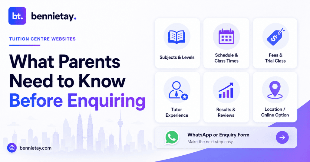 Website Design for Tuition Centres
