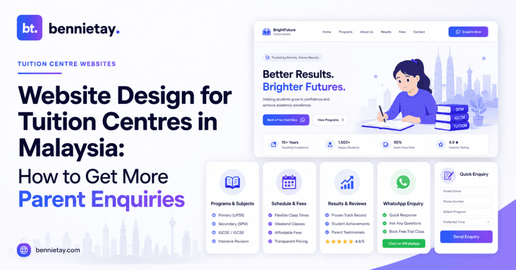 Website Design for Tuition Centres