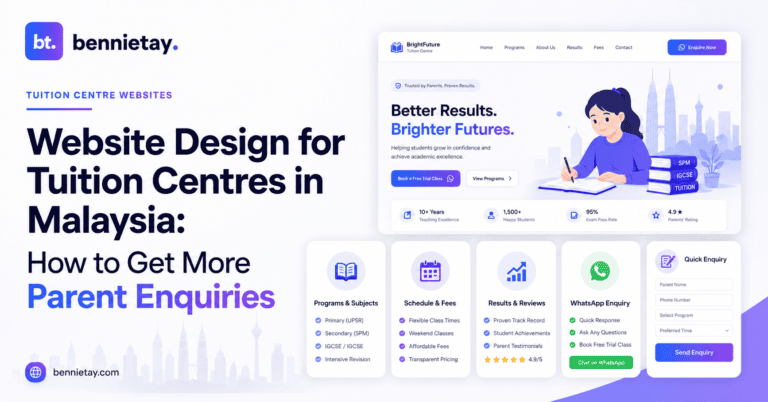 Website Design for Tuition Centres