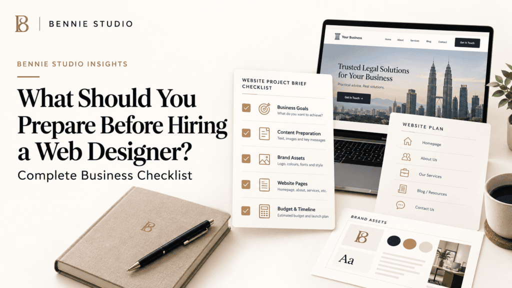 Checklist for preparing to hire a web designer