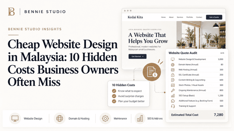 Common hidden costs in a low-cost website design quote