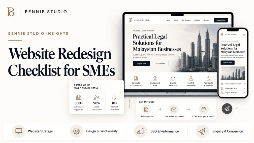 Website redesign checklist for small and medium businesses