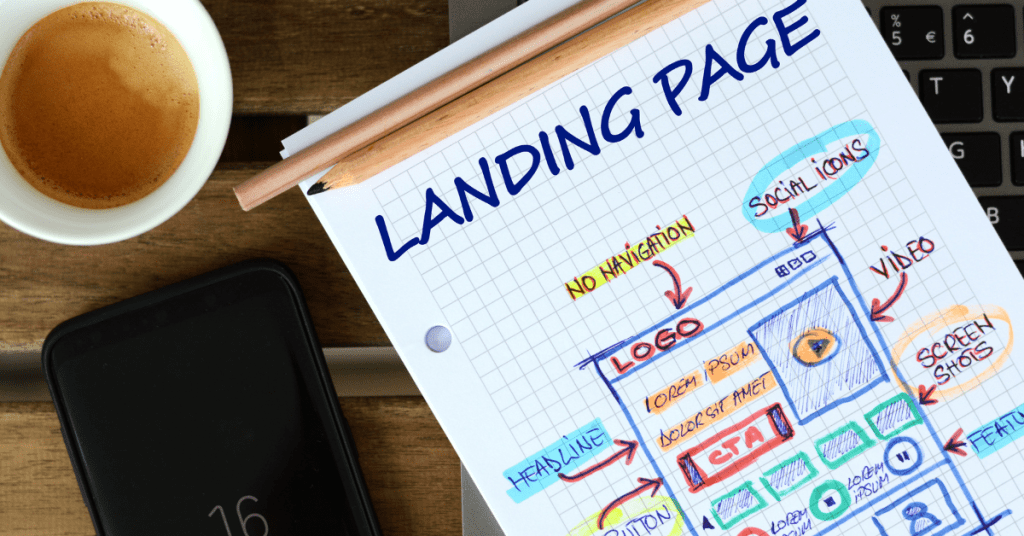 landing page