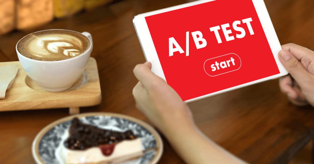 A/B split test