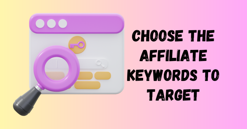 Affiliate Marketing Keyword Research