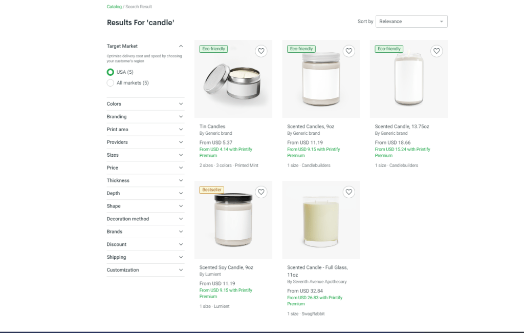Sell Print on Demand Candles on Etsy
