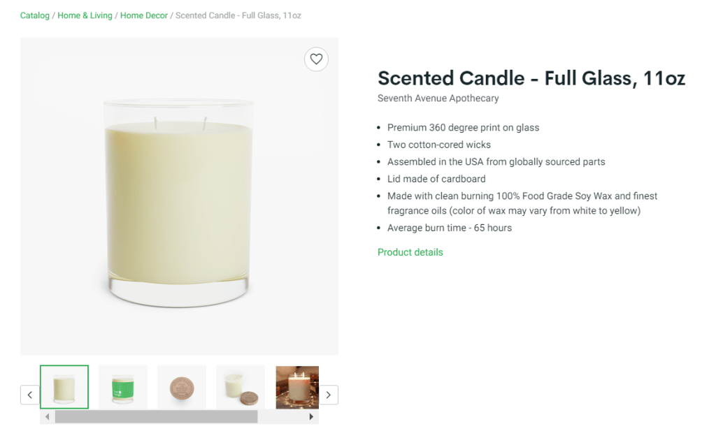 Sell Print on Demand Candles on Etsy