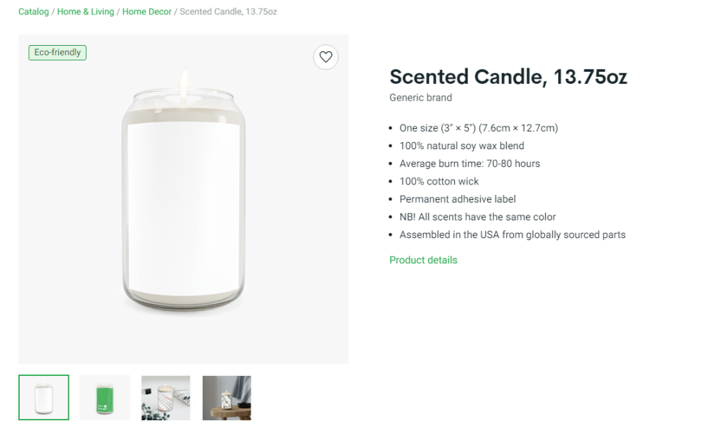 Sell Print on Demand Candles on Etsy