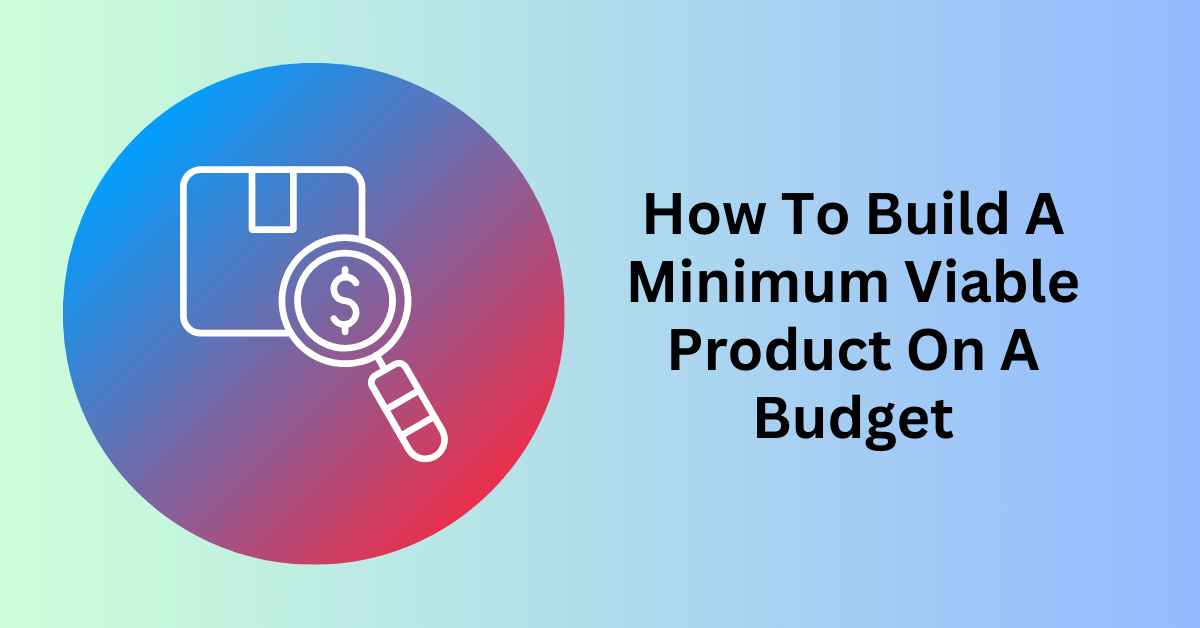 How To Build A Minimum Viable Product On A Budget