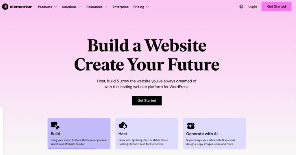 elementor website builder