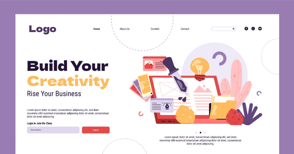landing page design