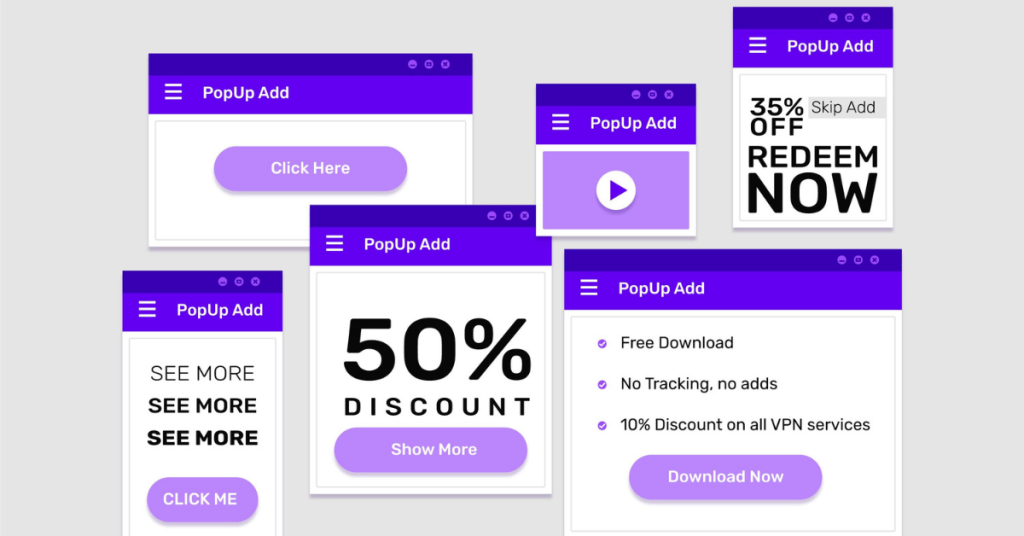 website pop-up