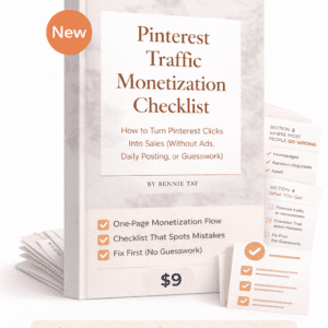 Pinterest Traffic Monetization Checklist