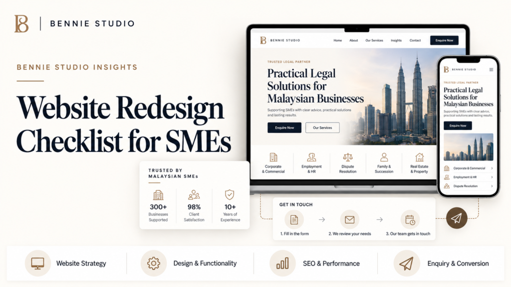 Website redesign checklist for small and medium businesses